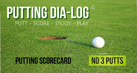Dia-log Golf Putting Scorecard